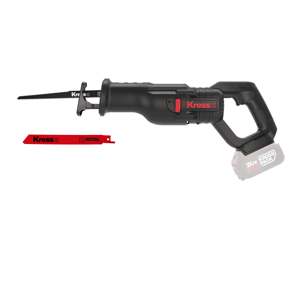 Serra Sabre Profissional Kress 20V Kue01.9 S/Bateria