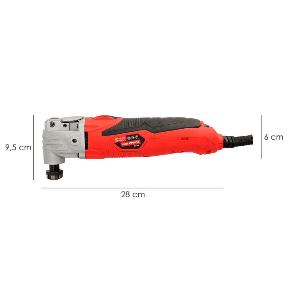 Multi-Ferramentas Oscilante 300W Wolfpakc