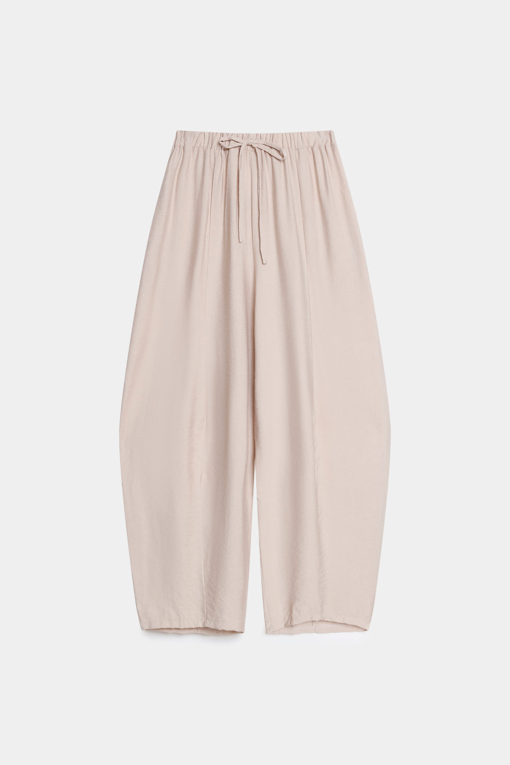 Pantalón Mujer Tiro Alto Viscosa Fluido Cintura Elástica con Lazada | Armonias