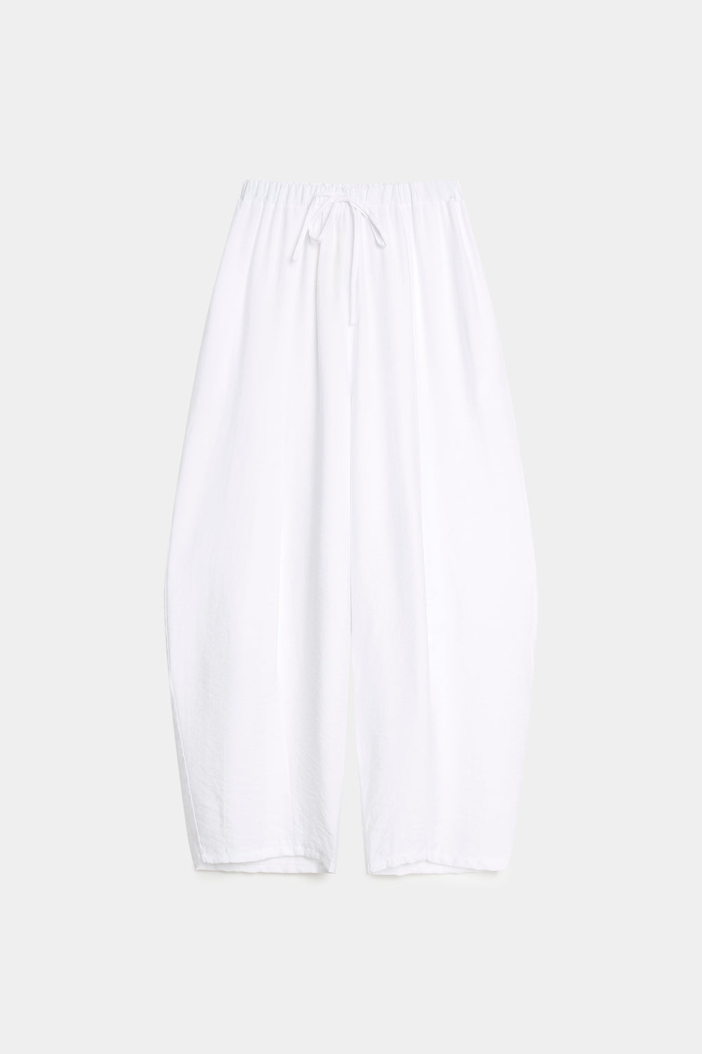 Pantalón Mujer Tiro Alto Viscosa Fluido Cintura Elástica con Lazada | Armonias