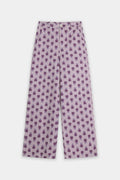 Pantalón Recto Mujer Algodón Estampado Tiro Medio Cintura Elástica | Armonias Teen