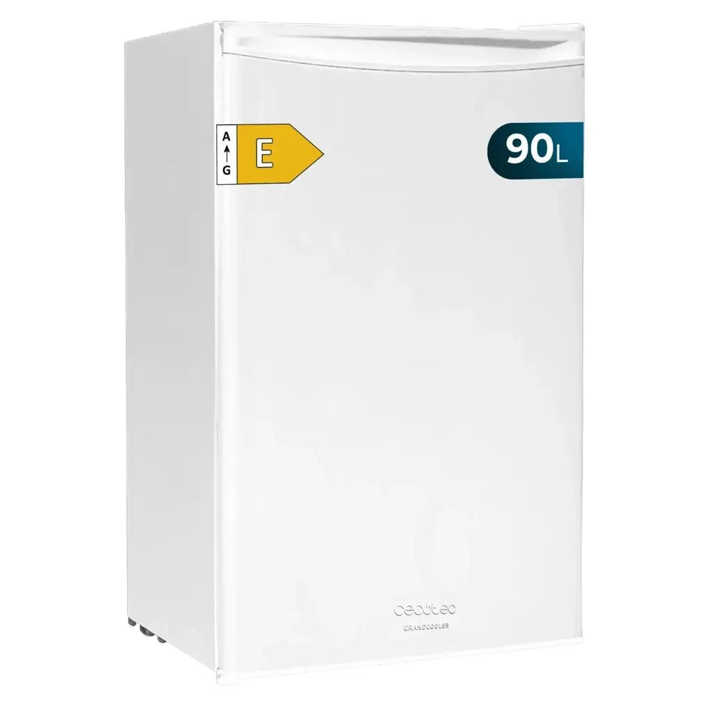 Mini Frigorífico 90L Blanco, Compacto y Eficiente con Puerta Reversible de Cecotec