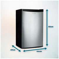 Mini Frigorífico Inox 90L: Eficiencia, Diseño Compacto y Puerta Reversible de Cecotec