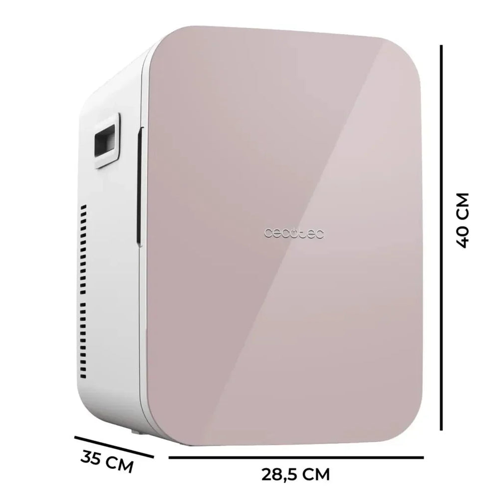 Mini Frigorífico Portátil 20L Rosa: Enfría y Calienta para Viajes y Hogar de Cecotec