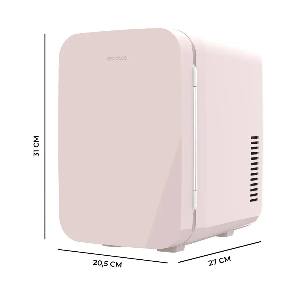 Mini Frigorífico Portátil 6L Rosa: Enfría y Calienta para Hogar y Viajes de Cecotec