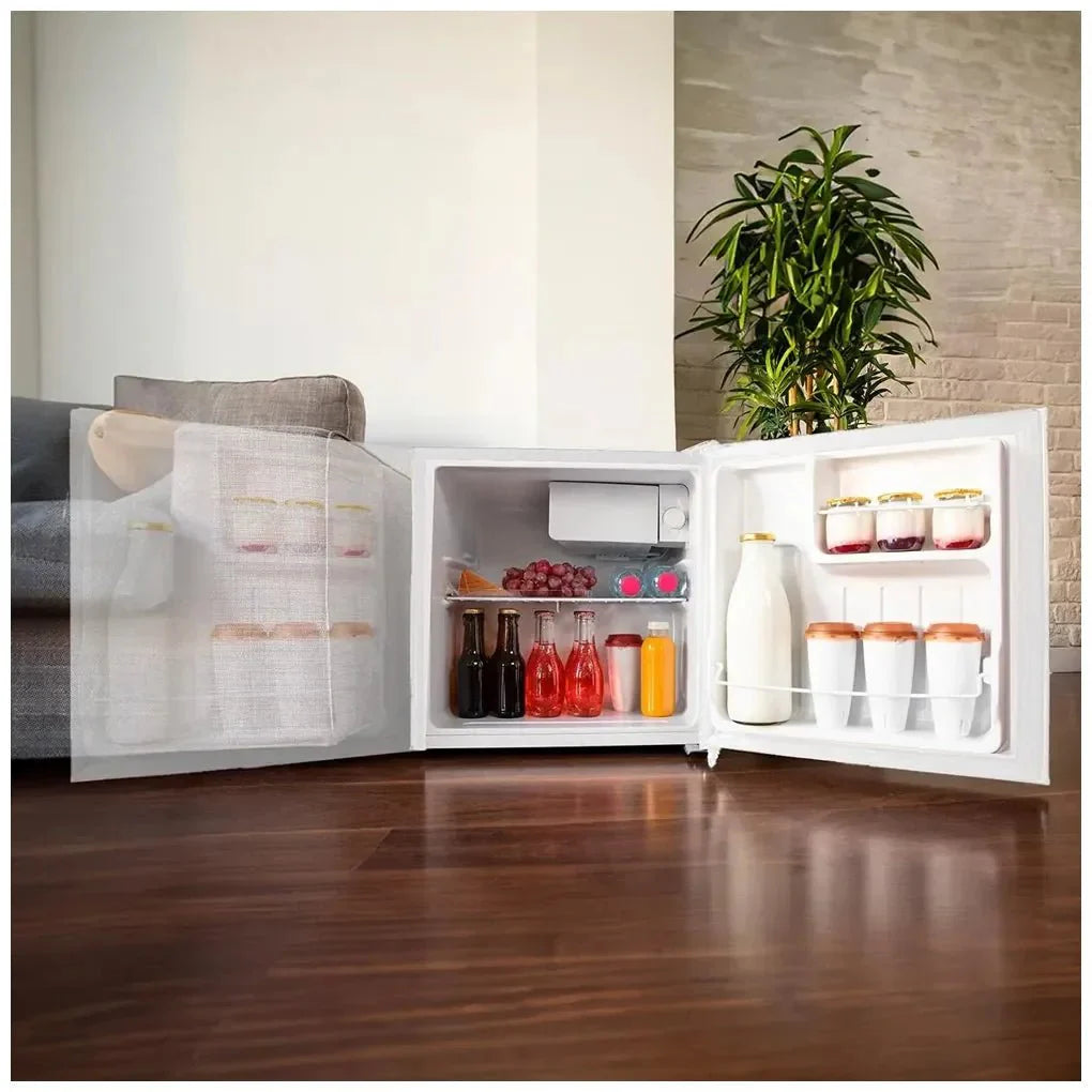 Mini Frigorífico Blanco 46L con Congelador y Puerta Reversible, Eficiencia Energética E de Cecotec