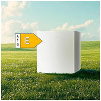 Mini Frigorífico Blanco 46L con Congelador y Puerta Reversible, Eficiencia Energética E de Cecotec