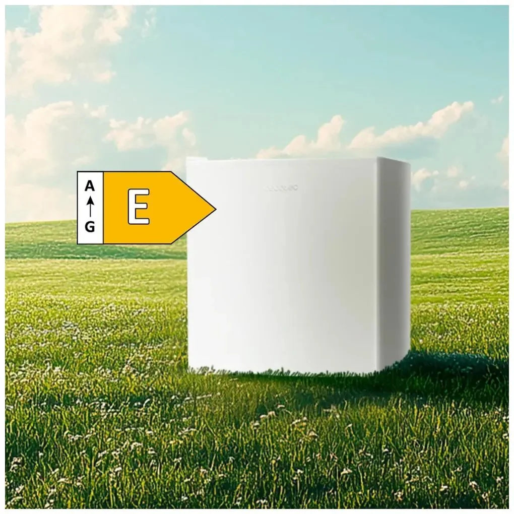 Mini Frigorífico Blanco 46L con Congelador y Puerta Reversible, Eficiencia Energética E de Cecotec
