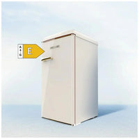 Mini Frigorífico Retro Beige 95L con Icebox y Clase Energética E de Cecotec
