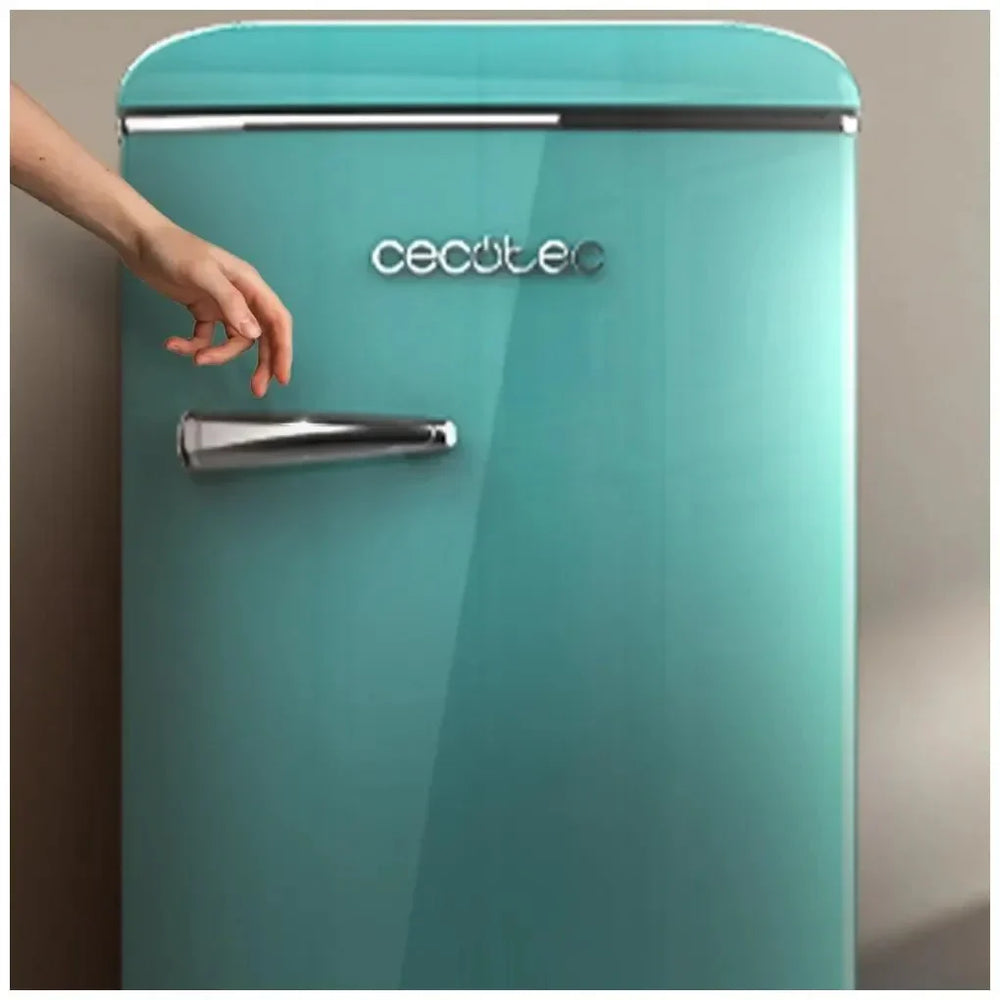 Mini Frigorífico Retro Verde 95L con Icebox y Clase Energética E de Cecotec