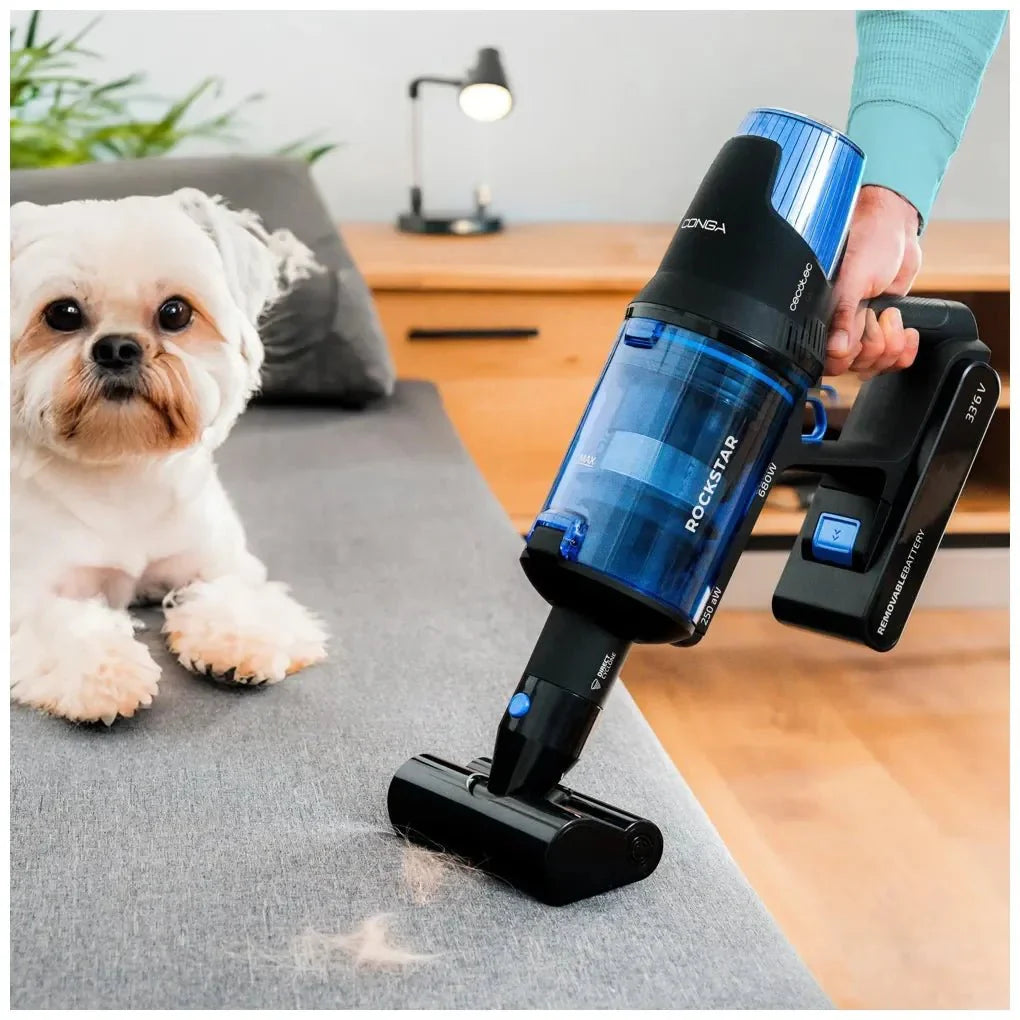 Aspirador Vertical 4 en 1 con Alta Potencia y Autonomía para Hogares con Mascotas de Cecotec
