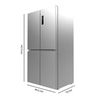 Frigorífico 4 Puertas Inoxidable 601L NoFrost con Motor Inverter y Función ECO de Cecotec