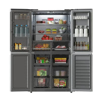 Frigorífico 4 Puertas Inoxidable 601L NoFrost con Motor Inverter y Función ECO de Cecotec