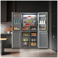 Frigorífico 4 Puertas Inoxidable 601L NoFrost con Motor Inverter y Función ECO de Cecotec