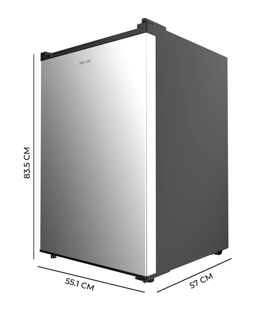 Mini Frigorífico Inox 133L: Compacto, Eficiente y con Función Defrost de Cecotec