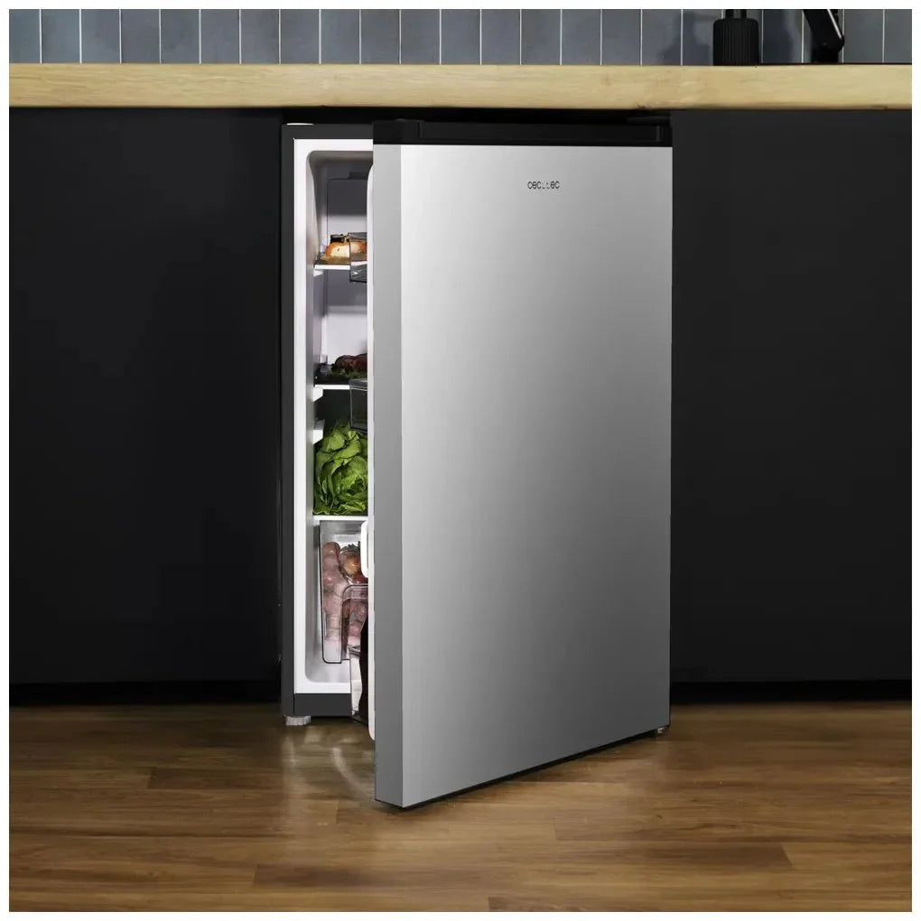 Mini Frigorífico Inox 133L: Compacto, Eficiente y con Función Defrost de Cecotec