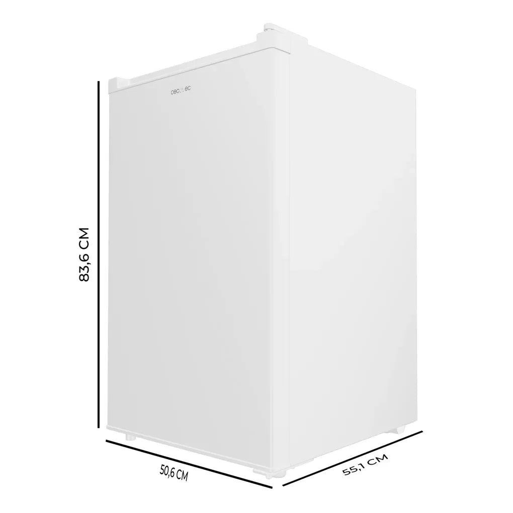 Congelador Vertical Sobremesa 87L Blanco, Compacto y Eficiente Energéticamente de Cecotec