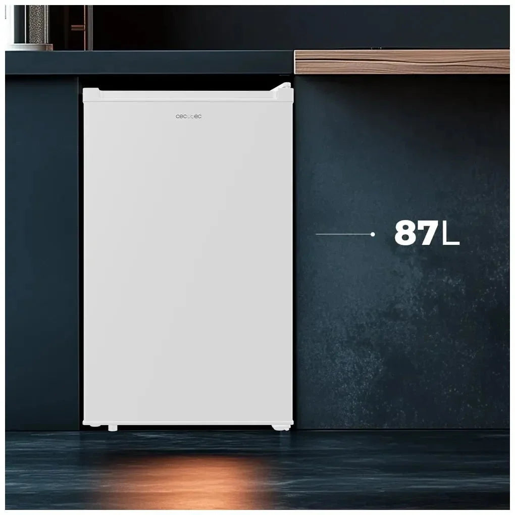 Congelador Vertical Sobremesa 87L Blanco, Compacto y Eficiente Energéticamente de Cecotec