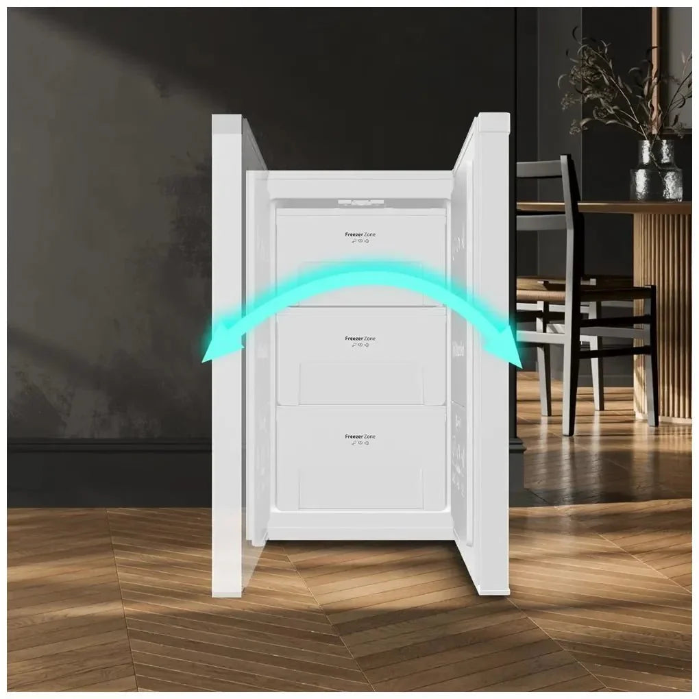 Congelador Vertical Sobremesa 87L Blanco, Compacto y Eficiente Energéticamente de Cecotec
