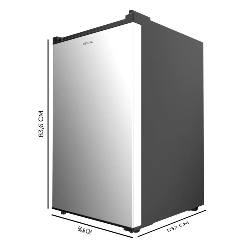 Congelador Vertical Sobremesa Inox 87L, Compacto y Eficiente Energéticamente de Cecotec