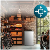 Congelador Vertical Sobremesa Inox 87L, Compacto y Eficiente Energéticamente de Cecotec