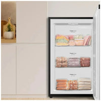 Congelador Vertical Sobremesa Inox 87L, Compacto y Eficiente Energéticamente de Cecotec