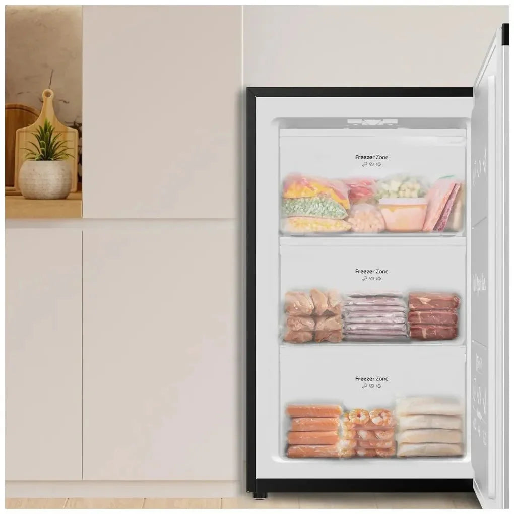 Congelador Vertical Sobremesa Inox 87L, Compacto y Eficiente Energéticamente de Cecotec