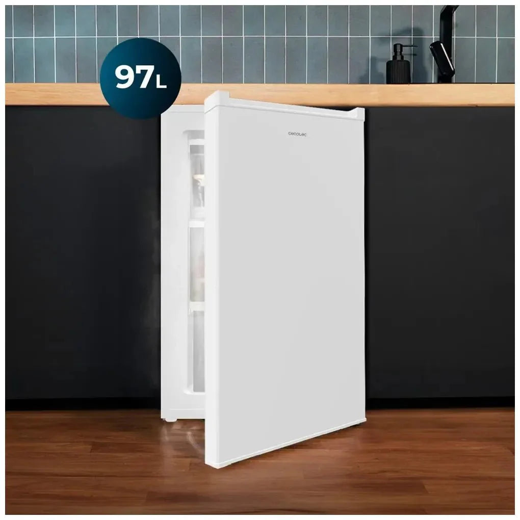 Congelador Vertical Sobremesa 97L, Eficiencia Energética E, Diseño Compacto y Versátil de Cecotec
