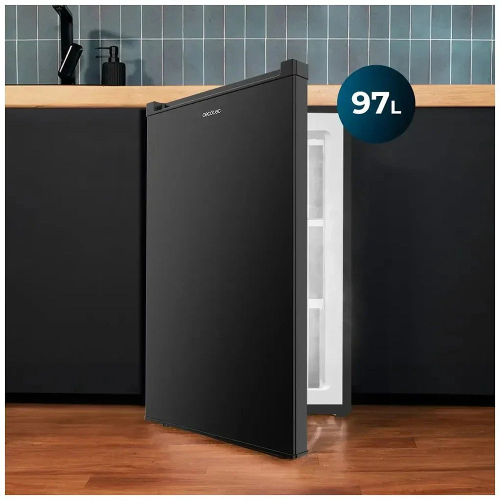 Congelador Vertical Sobremesa 97L Negro, Compacto y Eficiente Energéticamente de Cecotec
