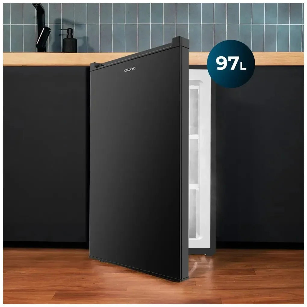 Congelador Vertical Sobremesa 97L Negro, Compacto y Eficiente Energéticamente de Cecotec