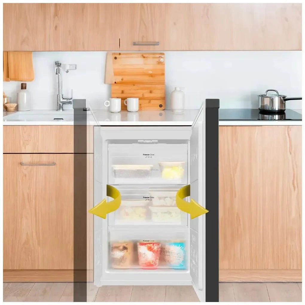 Congelador Vertical Sobremesa 97L Negro, Compacto y Eficiente Energéticamente de Cecotec