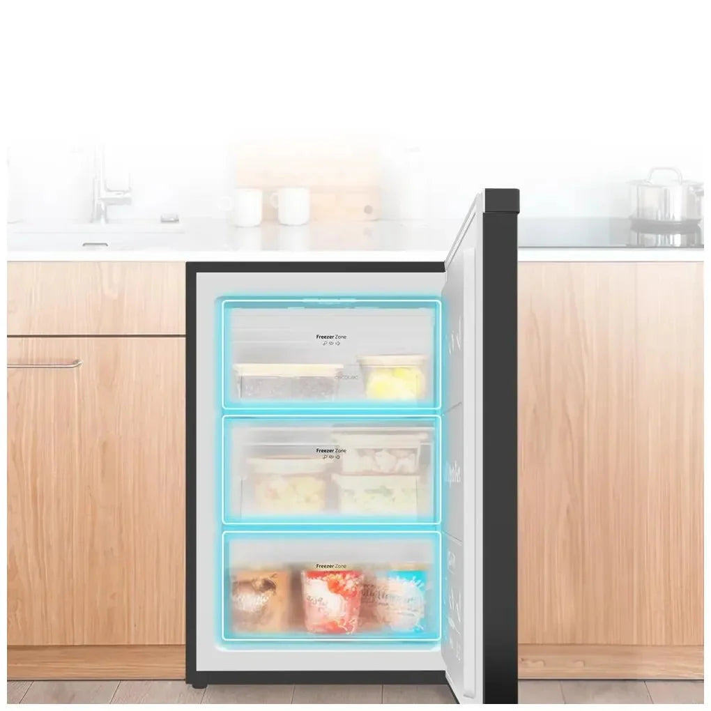 Congelador Vertical Sobremesa 97L Negro, Compacto y Eficiente Energéticamente de Cecotec