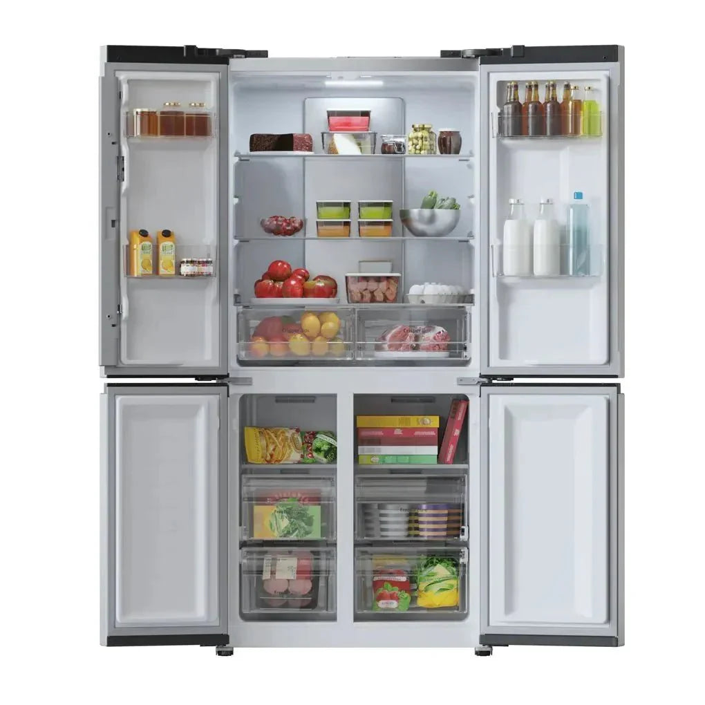 Frigorífico 4 Puertas Inoxidable con Tecnología Avanzada y Eficiencia Energética de Cecotec