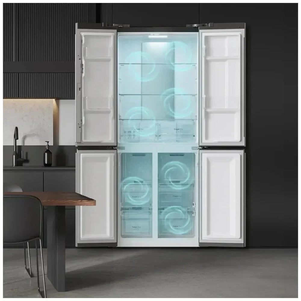 Frigorífico 4 Puertas Inoxidable: Eficiencia, No Frost y Enfriamiento Rápido de Cecotec