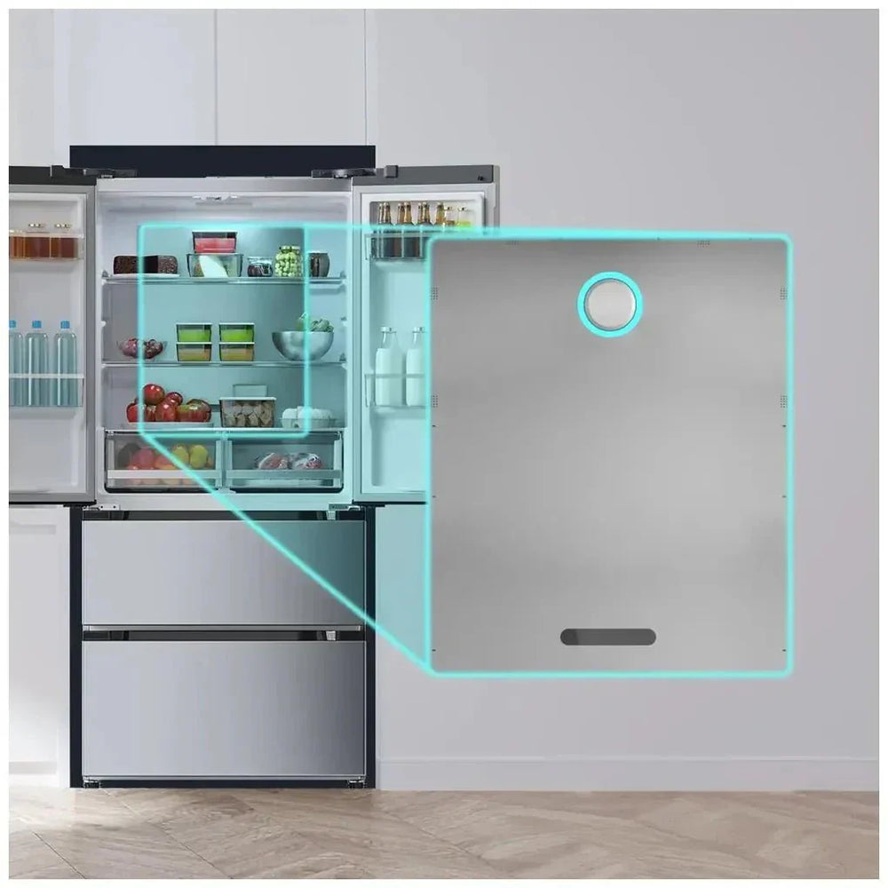 Frigorífico French Door Inox 436L, Eficiencia Energética E, No Frost, Inverter Plus de Cecotec
