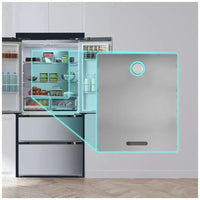 Frigorífico French Door Inox 436L, Eficiencia Energética E, No Frost, Inverter Plus de Cecotec