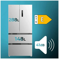 Frigorífico French Door Inox 436L, Eficiencia Energética E, No Frost, Inverter Plus de Cecotec