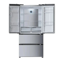 Frigorífico French Door Inox 436L, Eficiencia Energética E, No Frost, Inverter Plus de Cecotec