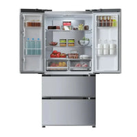 Frigorífico French Door Inox 436L, Eficiencia Energética E, No Frost, Inverter Plus de Cecotec