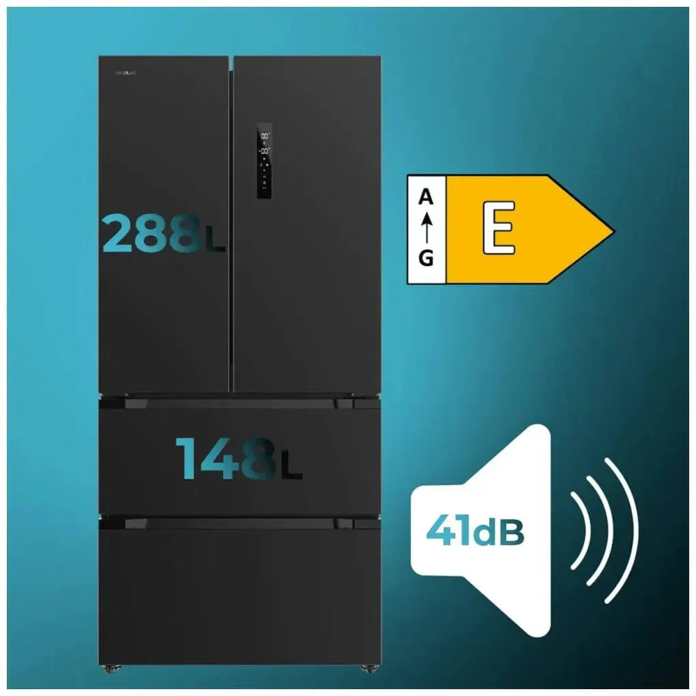 Frigorífico French Door 510L con Inverter Plus y Total No Frost, eficiencia E de Cecotec