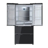 Frigorífico French Door Negro 436L, Eficiencia E, No Frost, Inverter Plus de Cecotec