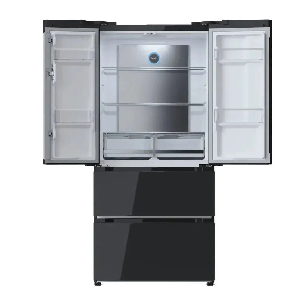 Frigorífico French Door Negro 436L, Eficiencia E, No Frost, Inverter Plus de Cecotec