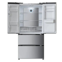 Frigorífico French Door Inox con Inverter Plus y No Frost, 436L, Clase E de Cecotec