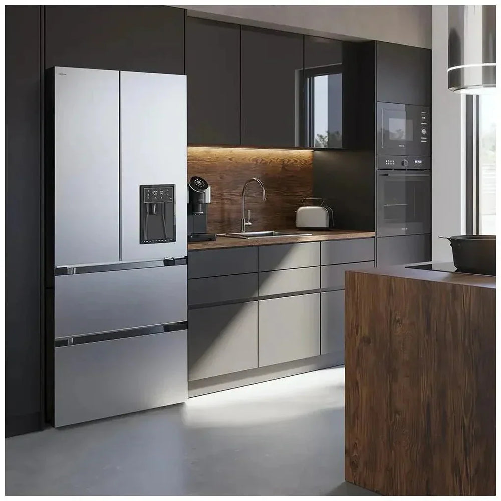 Frigorífico French Door Inox con Inverter Plus y No Frost, 436L, Clase E de Cecotec