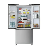 Frigorífico French Door Inox con Inverter Plus y Total No Frost, 436L, Clase E de Cecotec