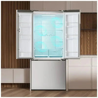 Frigorífico French Door Inox con Inverter Plus y Total No Frost, 436L, Clase E de Cecotec