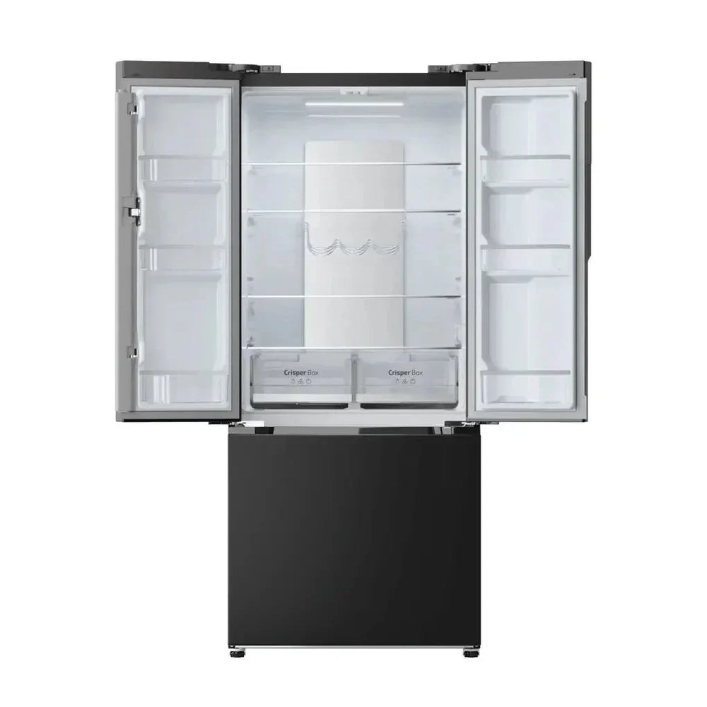 Frigorífico French Door 499L Inox con Tecnología Avanzada y Eficiencia Energética de Cecotec