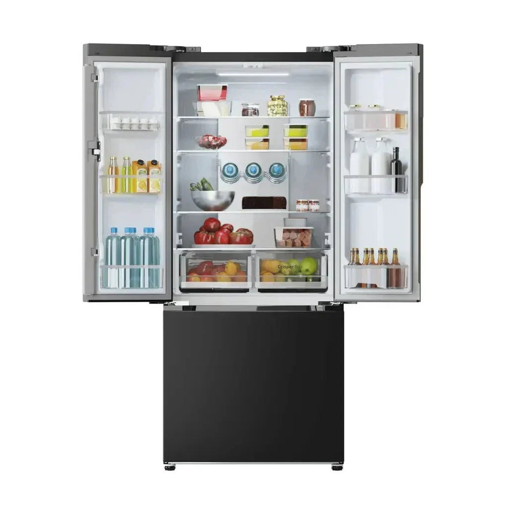 Frigorífico French Door 499L Inox con Tecnología Avanzada y Eficiencia Energética de Cecotec