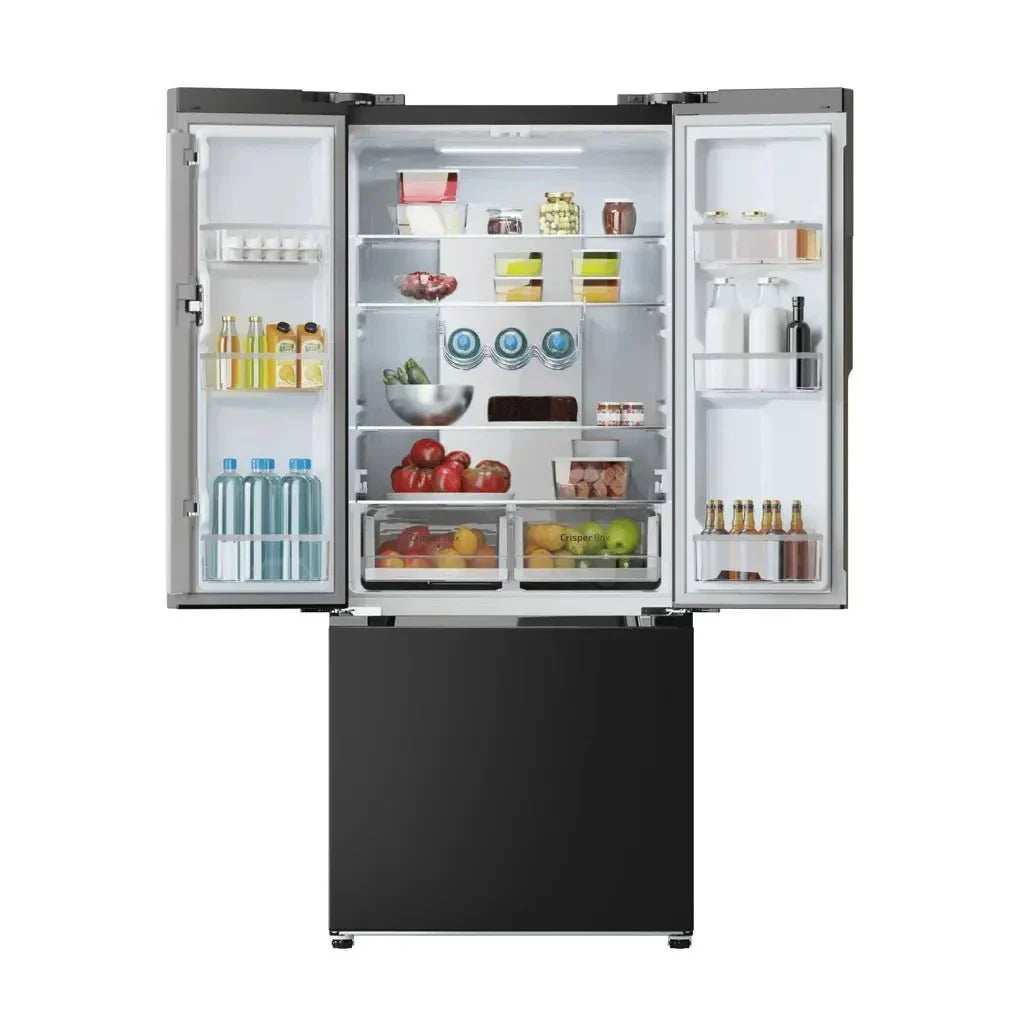 Frigorífico French Door 499L Inox con Tecnología Avanzada y Eficiencia Energética de Cecotec
