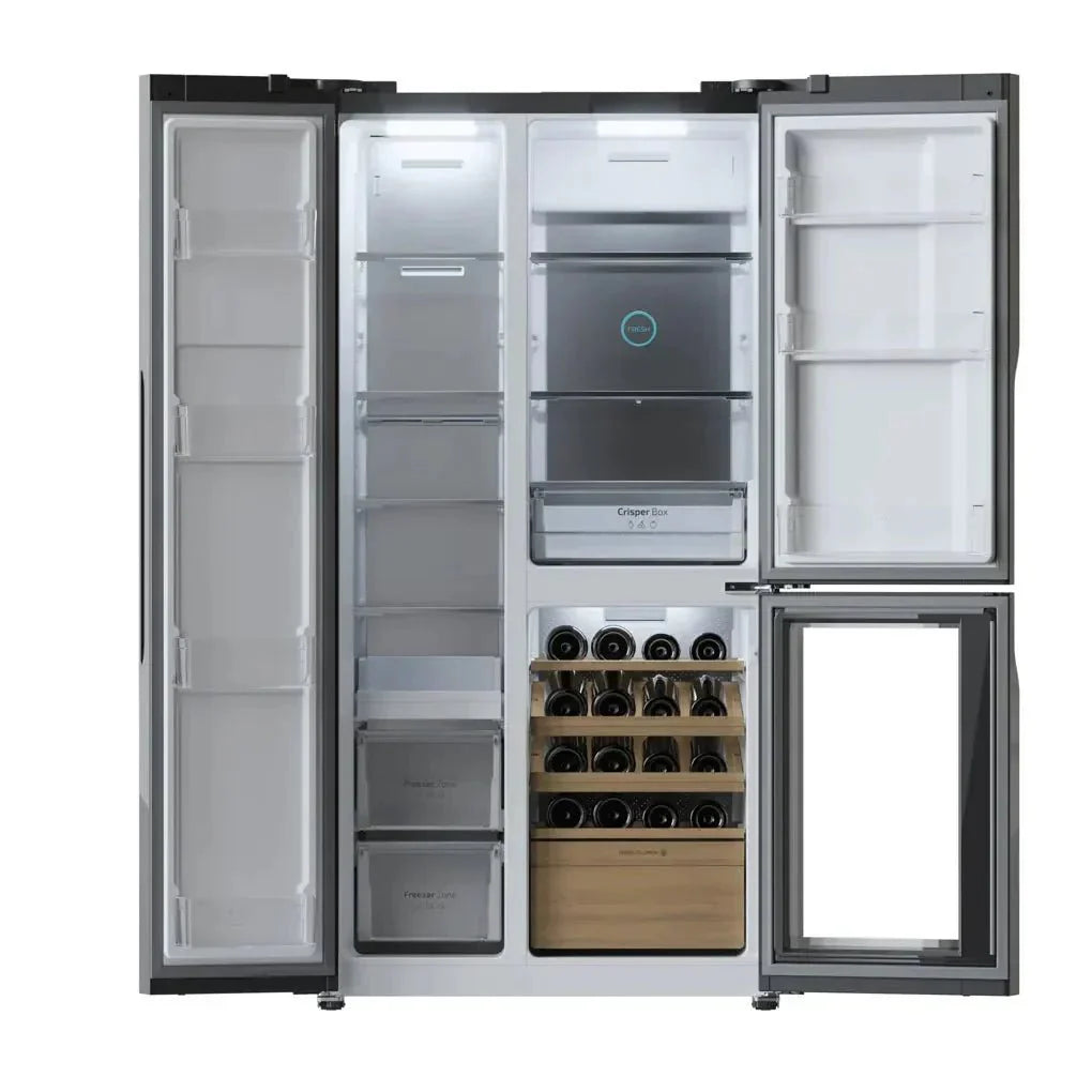 Frigorífico 3 Puertas con Vinoteca, No Frost y Compresor Inverter Plus de Cecotec